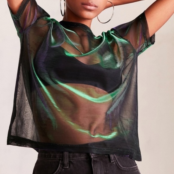 NEW – silence + noise shimmer top - Picture 1 of 3